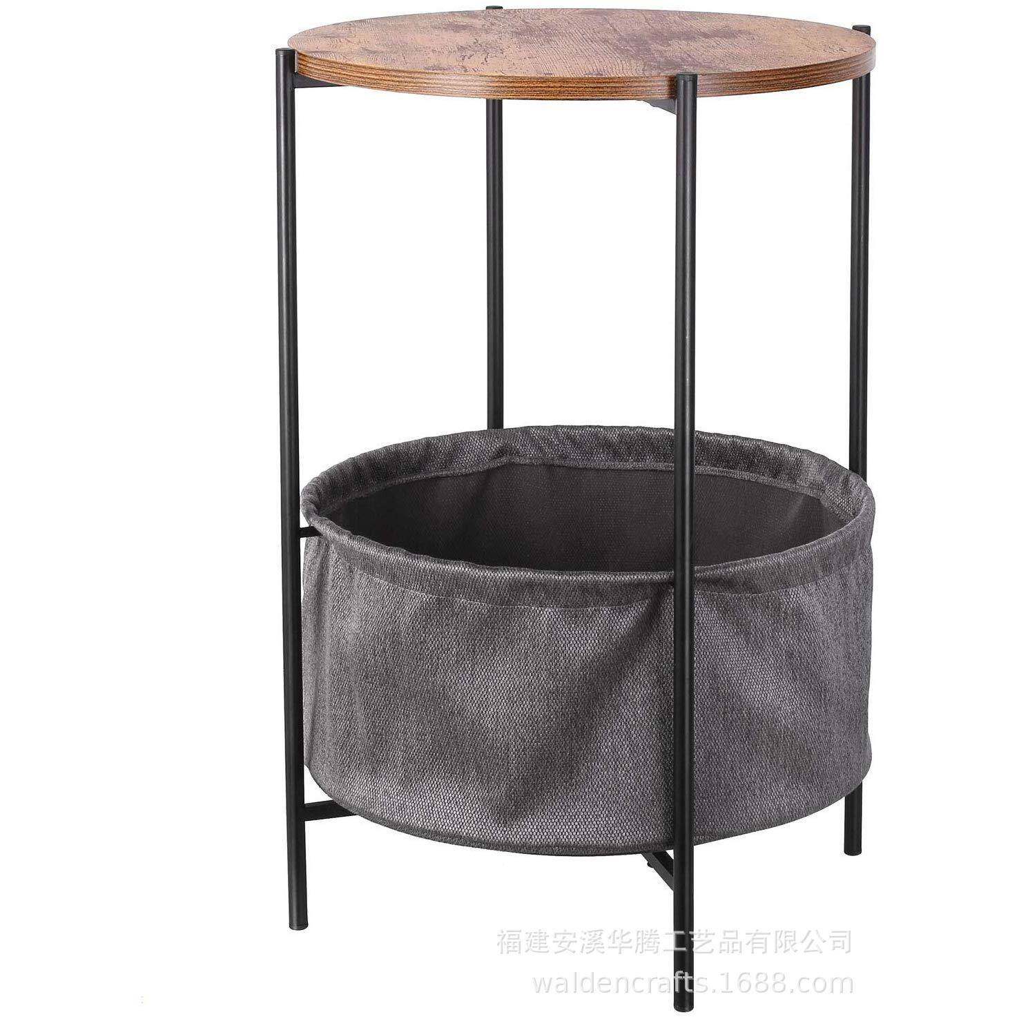 边几角几小茶几简约客厅圆形铁艺电话几沙发边柜日式边桌小户型