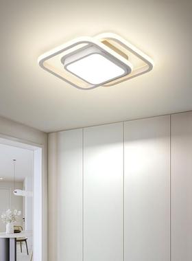 入户玄关过道现代简约走廊阳台吸顶灯创意极简方形圆形衣帽间灯