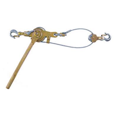 三勾式软钢索绝缘紧线器P1500XL适用电力牵引棘轮手把轻量省力