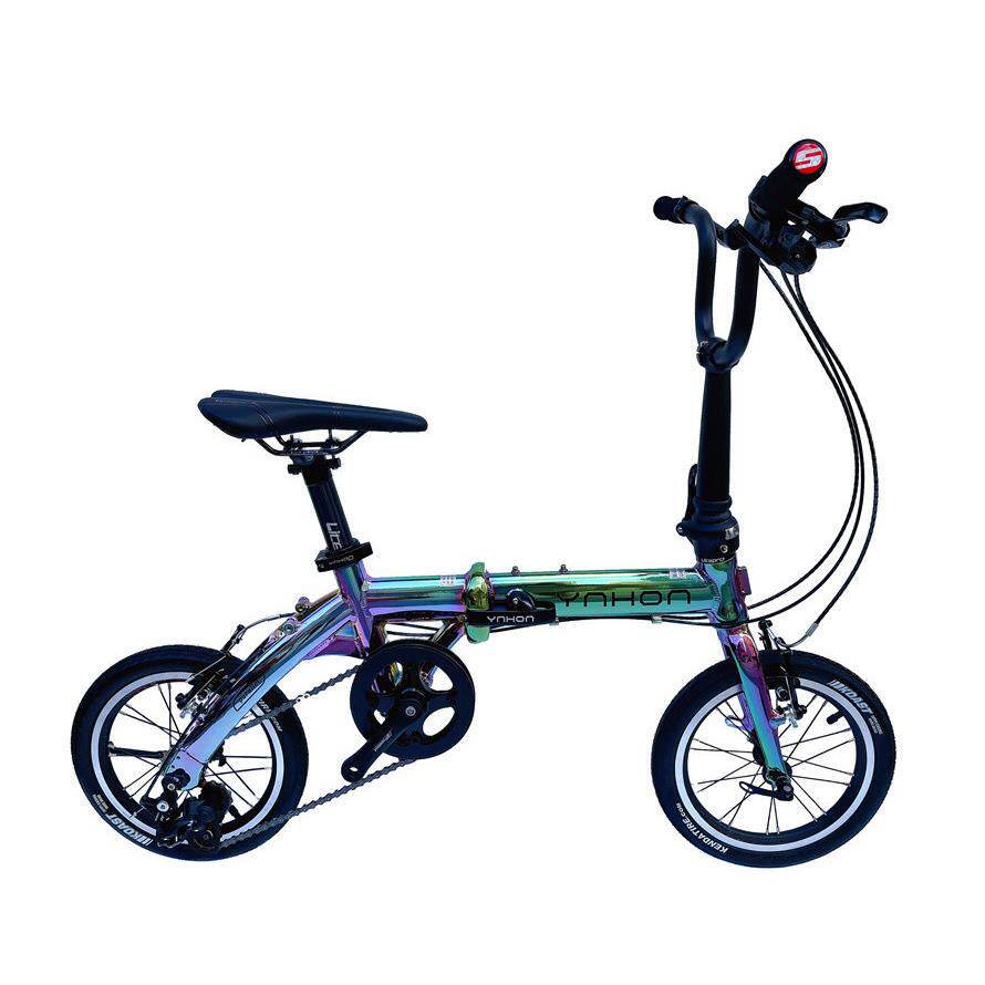 YNHON风行41214寸单速外三速16寸折叠车儿童自行车迷你改装
