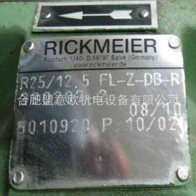 德国RICKMEIER齿轮泵，RICKMEIER安全阀