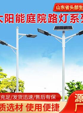led道路路灯杆5/6/7/8/9/10/12米单臂自弯海螺臂双头高低臂户外灯