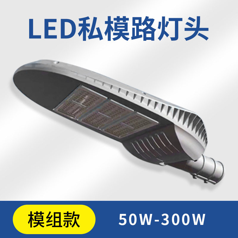 LED模组路灯头私模3模150w5模250w防水等级IP66工程专用道路灯