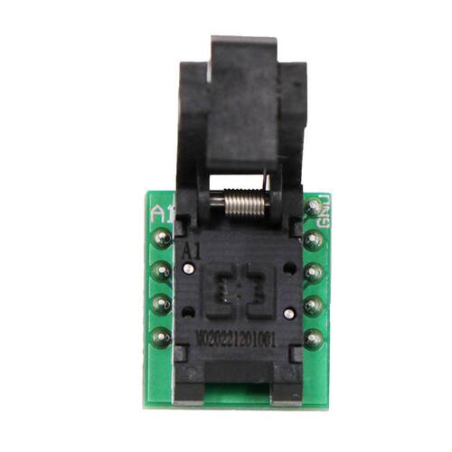 DFN.8(试2*3)-05翻盖探针测座QFN8-0.-CPO1PNL烧WCI录座Q5FN8测试