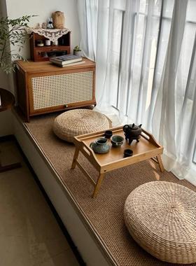 室阳台楠飘窗空间储34596卧物改造生活收纳简约竹层多飘窗柜收纳