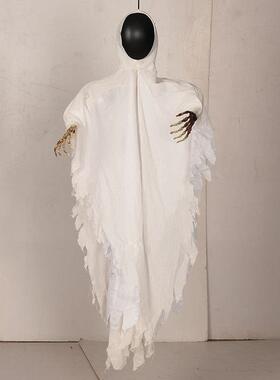 圣节装饰面吊鬼声发光发控QWL声无鬼挂件电动玩具酒吧鬼万屋装扮