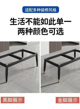 3高茶几13989底座岩板茶简几桌架瓷砖茶几约铁4艺矮茶桌脚轻腿奢