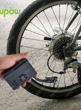 跨境无手持速免路压充气泵公自行线车轮胎充气泵智能免压快97136