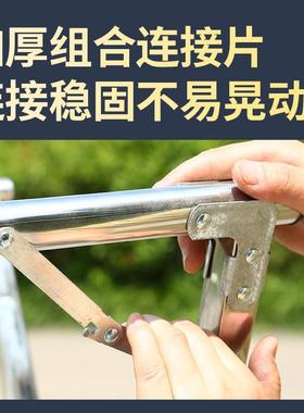 摆地服摊衣服货架子32608展加厚晾挂架子的示架童装夜市折叠货架