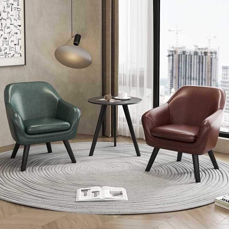 户现阳台懒椅人沙发单人F96MH9MS小型休闲子酒店代办公茶几轻奢休