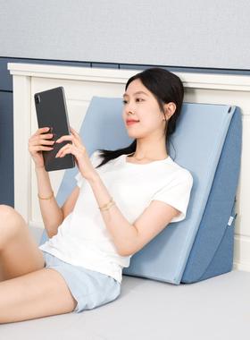 ?床靠背CQJ软垫包老人头靠垫大靠背三床枕垫靠枕半躺斜坡胃食角管