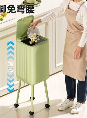 免间弯垃腰圾桶家30558用高颜值轻奢厅卧室厨房卡通可爱卫生客厕
