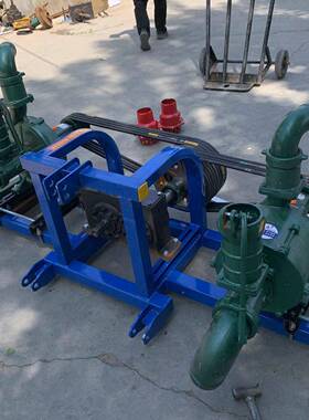 柴油抽水浇大地八寸泵拖车款式12寸泵车组手XVP式推自吸泵高压泵