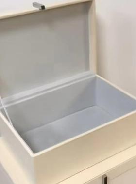 样房桌13555皮质收纳盒现代板轻奢用收纳箱衣帽间面衣家柜木质收