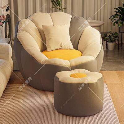 懒人沙发单人阳台卧室房间小沙榻榻PIB米袋豆发小窝窝椅型床边靠