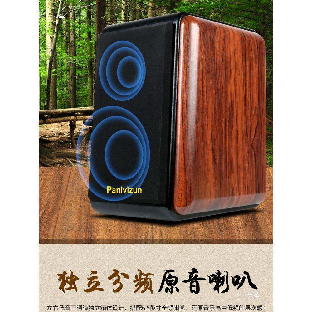 家用喇源书架音响5寸6.5寸惠威叭发烧hif对i木质无前置箱胆机0074