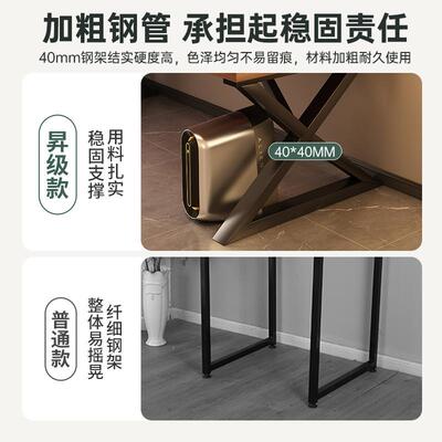 简约生现代卧室双电简易桌家用台人式竞电脑桌办公BHL桌长方形学