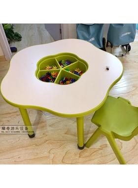 豪华升降梅花子桌童.防火板儿童桌园子,儿70267课桌椅.幼儿桌玩具