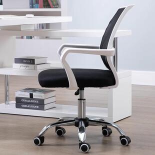 电脑椅降职家用网布会议办公椅升转椅员学习懒人座椅靠背料029塑