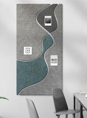 饰创意拼色装毛毡墙贴软木板家居装收纳饰毛纶毡墙贴涤毛毡墙WGV