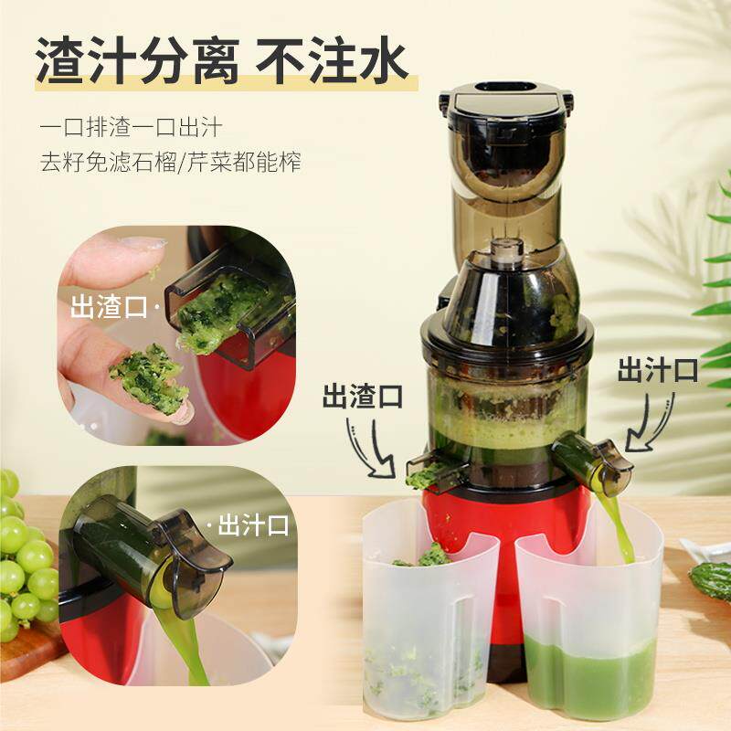 径榨汁机汁分离用大口多功能果蔬冰淇淋商用UUD家全自动炸汁原渣