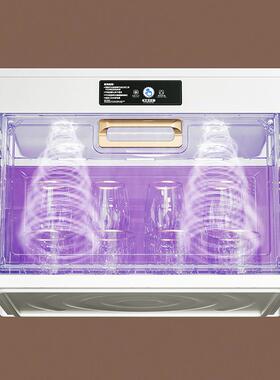 消毒工柜盘子厨房水一筷体家用烘干收纳置66658物架碗碗碟台面艺