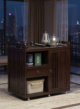 可移动茶厅茶水柜新款茶桌小型水家用客多功能茶车烧壶89374一体