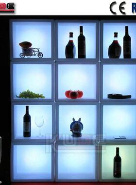 LED酒发冰桶吧家具LD装饰凳光多功能E储物凳发光KD-CS206组合酒柜