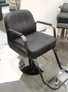 网红店理发椅子发廊专用型新款美发升降座椅发剪79017凳子时尚造