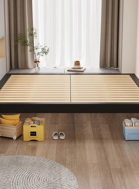 铁艺床榻榻米床单人铁架qhy-ttmD床骨架无头床飘窗排床做尺寸出租