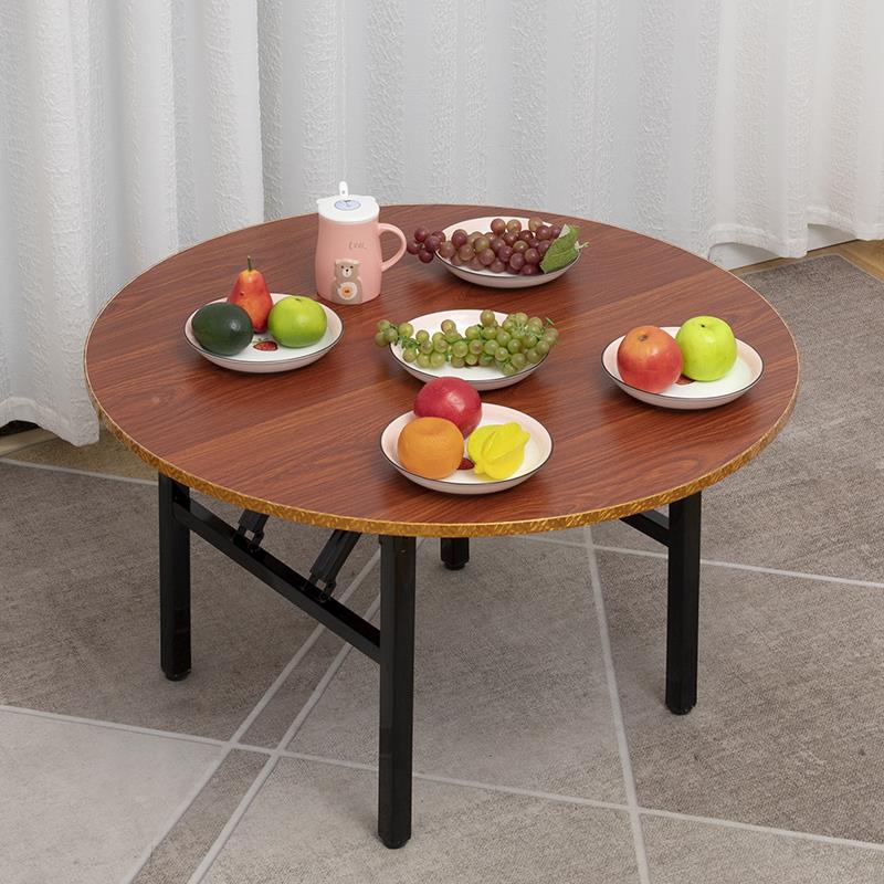 小圆折叠饭桌家吃用房饭桌圆形桌子折叠桌圆餐桌RT-FTZ出租桌小桌