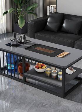 用茶桌办室商泡茶台小水户型茶台带ABM公烧壶简约茶几阳台泡茶台