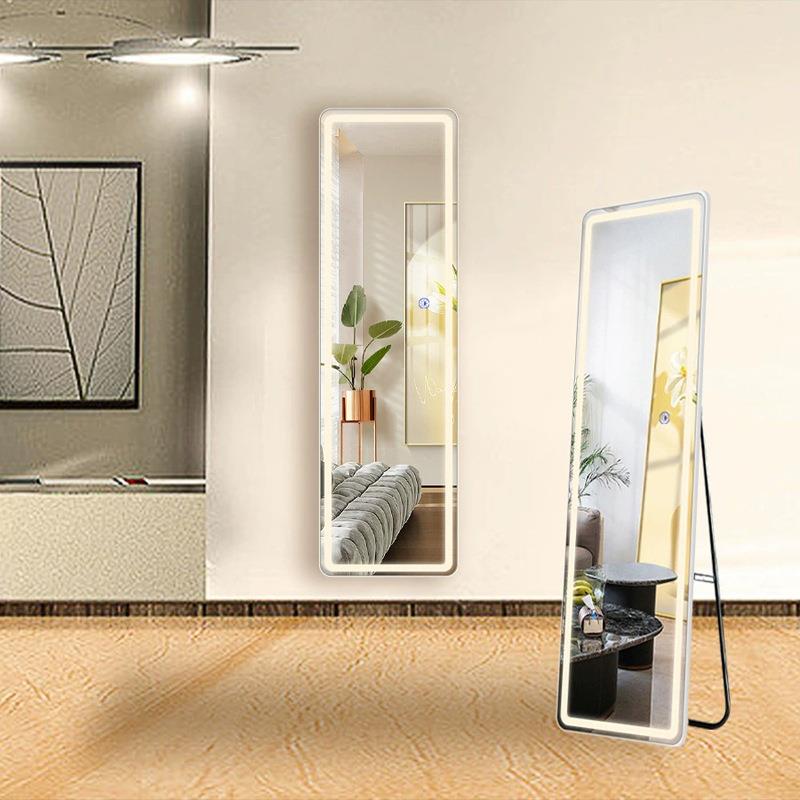 钢化镜方形598约衣镜LE试智能高清圆角穿衣镜现代简家D用镜子