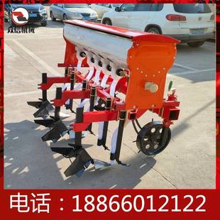中耕施肥机玉米豆中拖耕除机GUO追肥草一体机农用四轮大拉机带翻