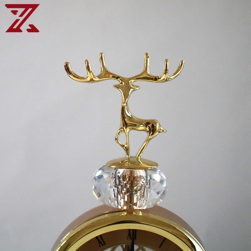 古钟欧式时钟复座钟客厅家用美式295桌台式表面中式台钟坐钟摆件