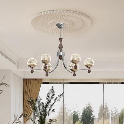 现5139代轻奢厅吊灯创客意简餐约餐厅卧室室灯新款艺术球卧魔豆厅