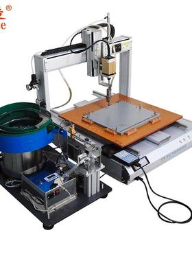 全自动IEN面式锁螺丝吹机吸附式桌拧气螺丝机精准定位打螺丝设备