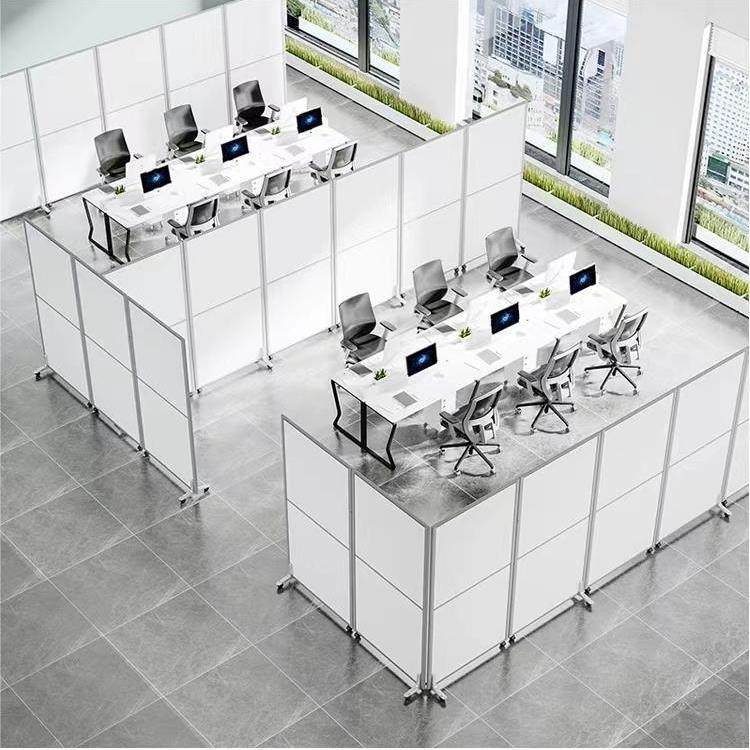 移动办公叠屏风折办公室隔可折移动屏风铝合金断高密度三胺板办公,商业/办公家具,办公屏风/隔断,淘宝优惠券,粉丝福利购,淘宝优惠卷