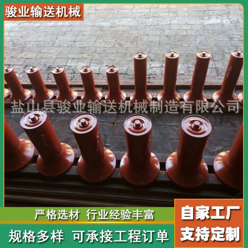 调心缓冲尼龙送托405辊矿用输擦防带橡胶锥形水调心托辊尼龙摩托