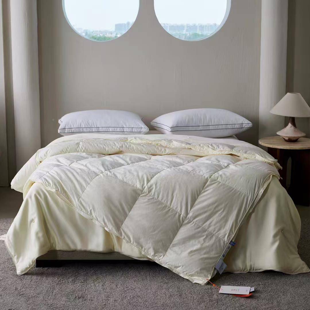 ICEltao9000一Q白UEN蚕丝被羽绒被95鹅绒冬日恋曲子母被被多用E四