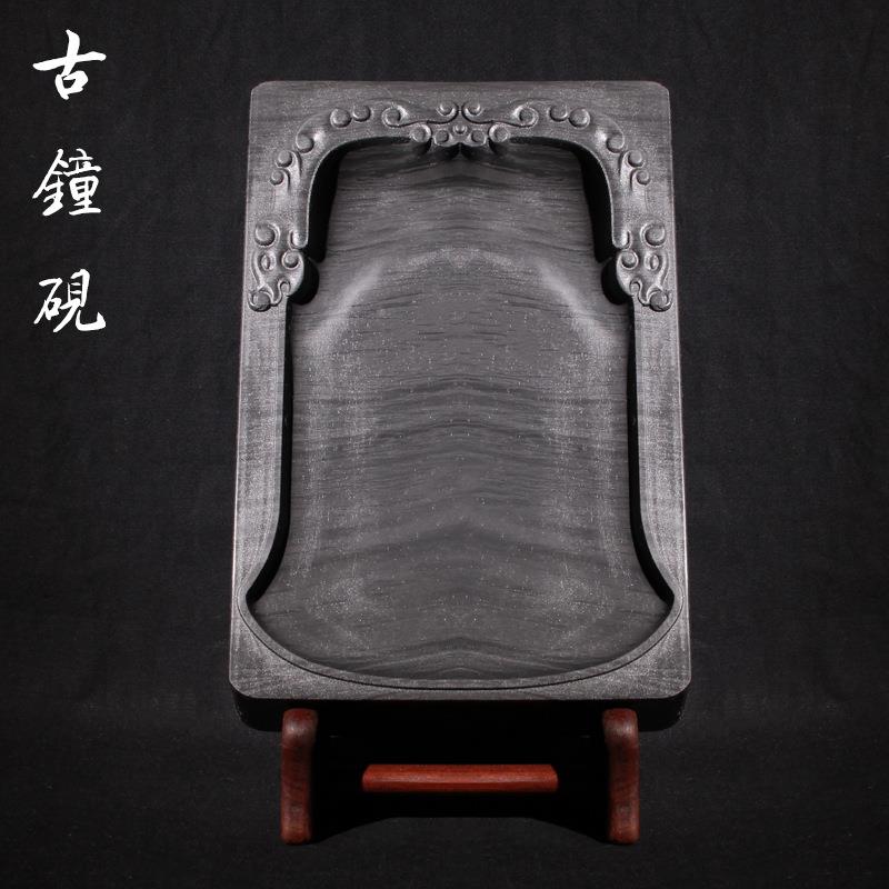 文房砚四宝砚歙台995歙砚端砚素徽墨砚台原石天然砚台