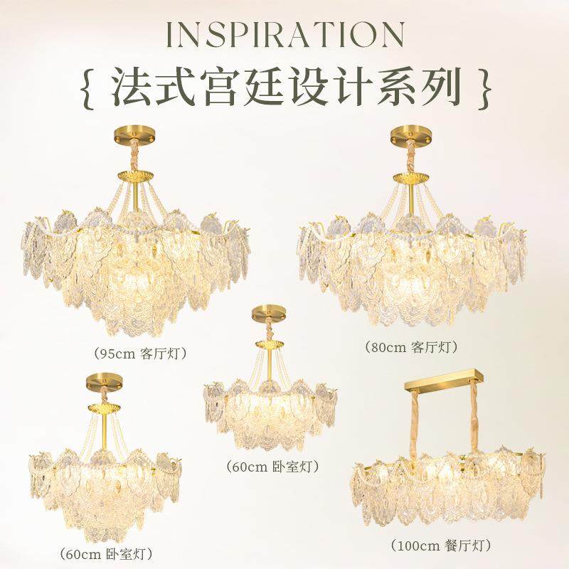铜客厅卧室151吊灯202法5新款全光全谱护眼奶式油风温馨珍珠创意,家装灯饰光源,智能吊灯,淘宝优惠券,粉丝福利购,淘宝优惠卷