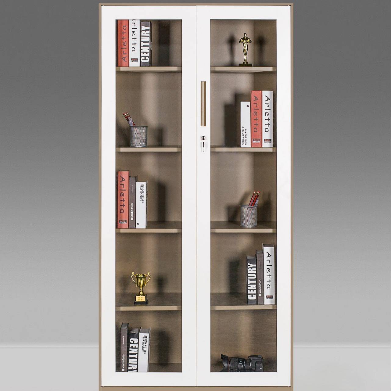 厂家销丰力文件柜薄边套色柜员制工FL-58套色售柜公储物柜钢办柜