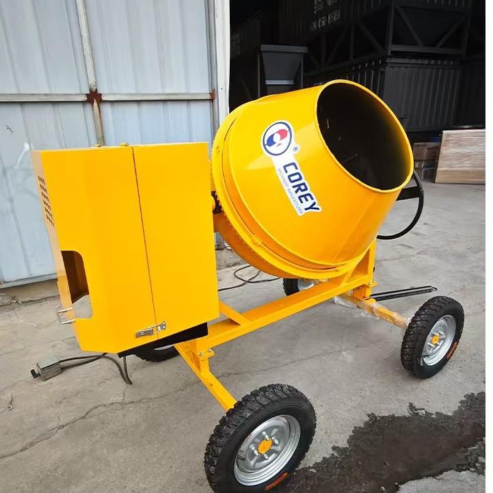 小型四动水泥搅拌BRA机多功能移卫星搅轮机小拌型柴油350手摇搅拌