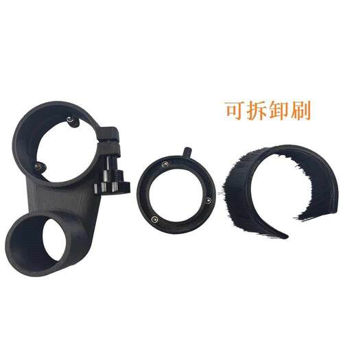 CNC微型雕刻主机轴吸尘毛JSX除尘高强丝刷可拆卸排尘罩木工机罩械