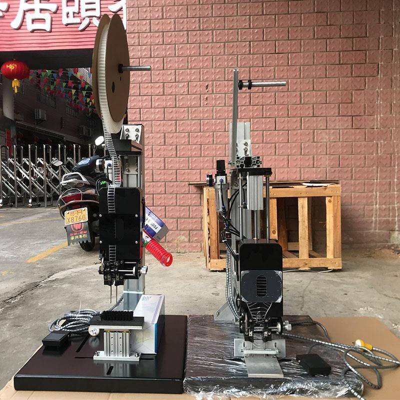 单半头VWA自动绑卡机弹性胶钉扎机玩具厨带具五金背卡快速定固包