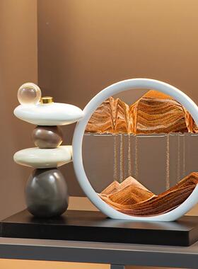 F9787H68流沙画摆品件客柜家厅电视酒柜轻奢居装饰办公室