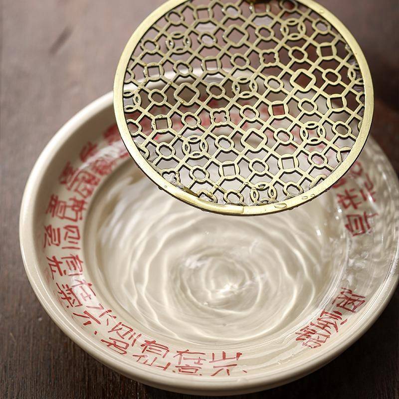 瓷LRF草木灰陋铭盘壶室承陶单层蓄水茶承壶托盖碗底托养壶垫干泡