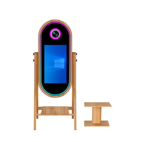 热卖 Mirror photo booth 跨境商品70寸基础款便捷拍摄派对