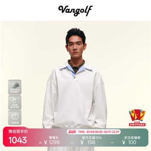 【陈哲远同款】VANGOLF Casual Basic高尔夫长袖POLO卫衣运动休闲
